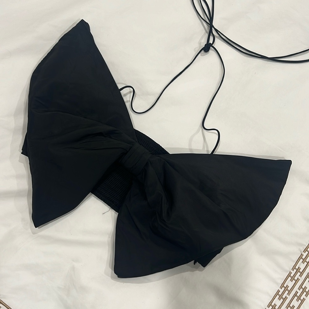 Zara crop top (bow)